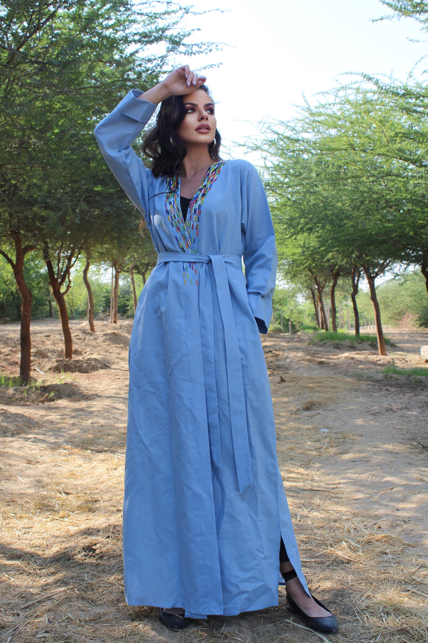 Linen Abaya