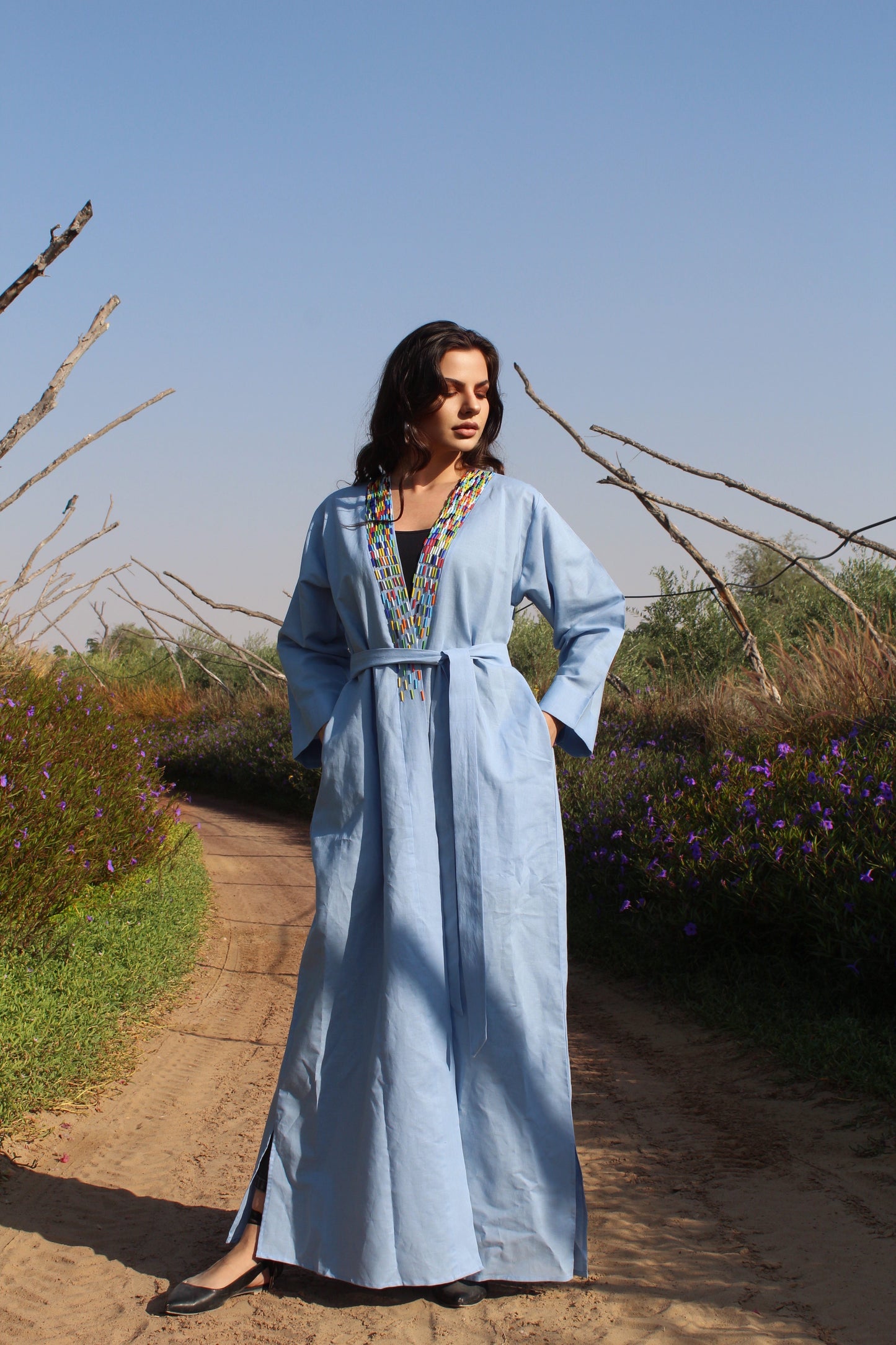 Linen Abaya