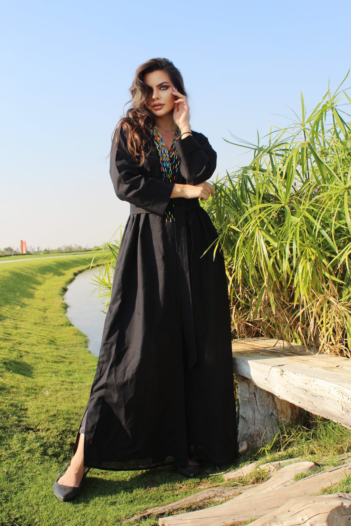 Linen Abaya